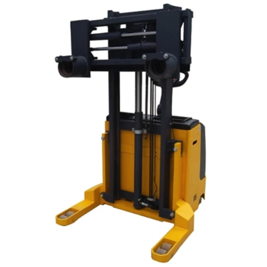 1.5T Electric Stacker with Grabbing and Lift Frame