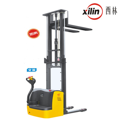 捷成：如意 電動(dòng)堆高車電動(dòng)叉車步行式堆垛車 供應(yīng)貨架倉(cāng)儲(chǔ)大型廠房
