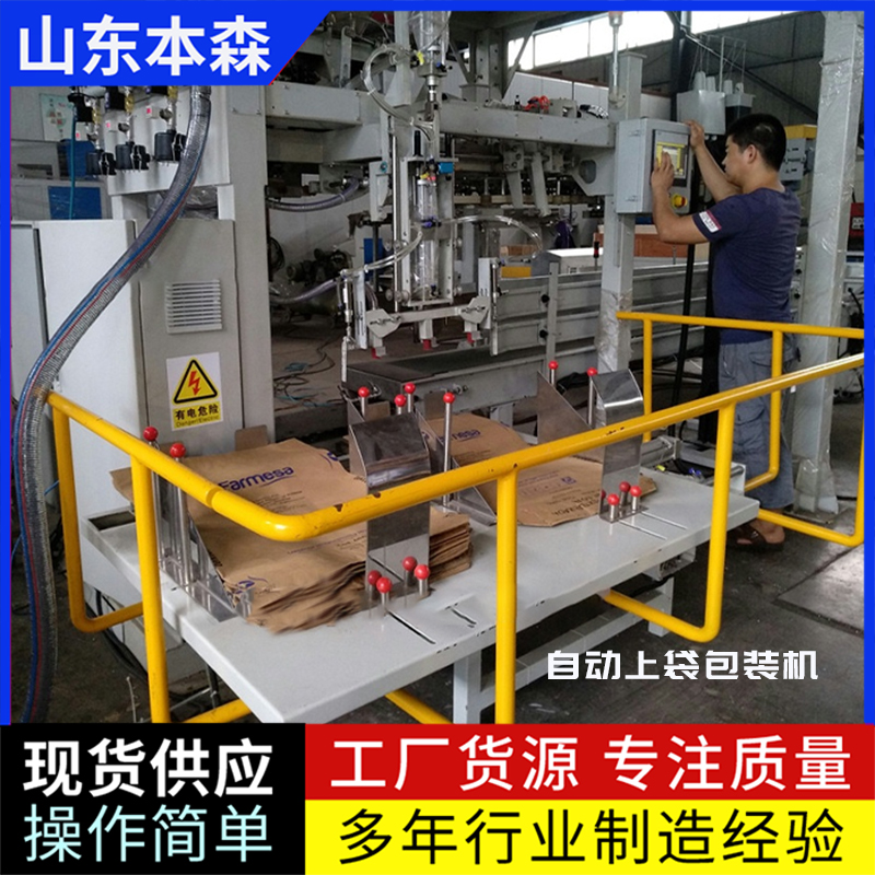 雙工位自動(dòng)上袋機(jī)全自動(dòng)包裝機(jī)