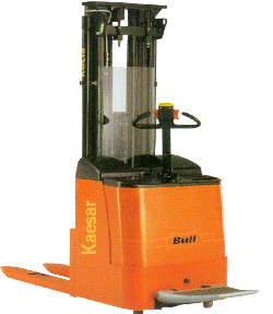 上海凱莎1噸踏板式全電動(dòng)堆高機(jī) SW10B