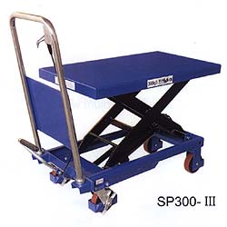 寧波如意SP系列0.3噸手動(dòng)剪叉式液壓升降平臺(tái)車 SP300