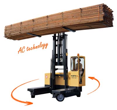 德國胡比特克斯叉車(HUBTEX)4-6噸電動(dòng)多面叉車 M 50