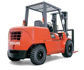 日本日產(chǎn)叉車(chē)(NISSAN)8000磅汽油平衡重叉車(chē) JP80Y