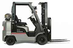 日本日產(chǎn)叉車(NISSAN)3000磅雙燃料平衡重叉車 AL30