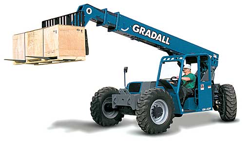 美國(guó)格瑞道(GRADALL)6,600 磅伸縮臂叉車 G6-42P
