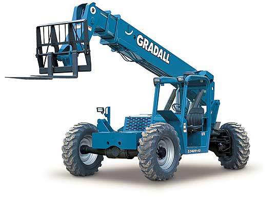 美國(guó)格瑞道(GRADALL)9,000磅伸縮臂叉車 534D9-45