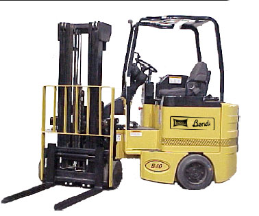 美國藍道(LANDOLL)3000磅三向堆垛叉車 P30E-90D
