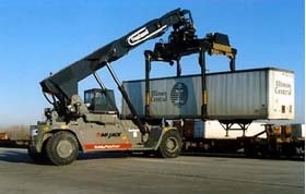 美國(guó)米杰克叉車(Mi-Jack)內(nèi)燃集裝箱正面吊 MJ 50 RS RailPacker