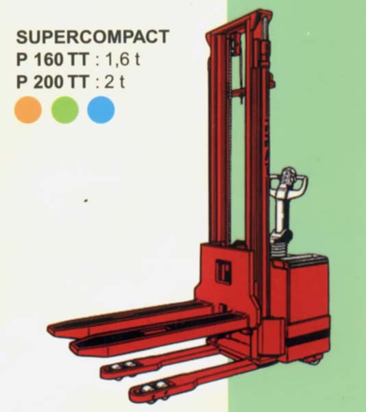 法國派特叉車(PRAT)1.6/2噸步行式全自動(dòng)電動(dòng)堆高機(jī) P160TT/P200TT