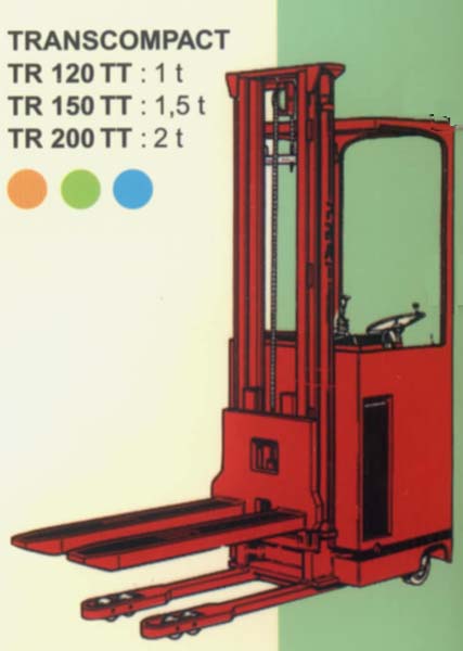 法國派特叉車(PRAT)1/1.5/2噸側駕前移式叉車 TR120TT/150TT/200TT
