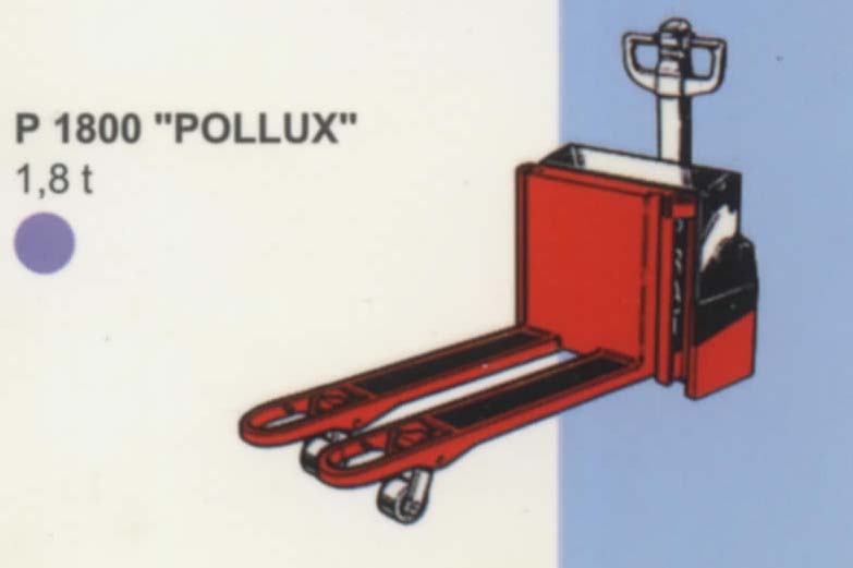 法國派特叉車(PRAT)1.8噸步行式電動托盤搬運車 P1800"POLLUX"