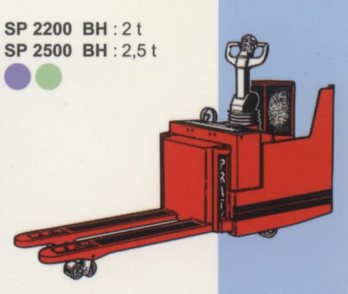 法國(guó)派特叉車(PRAT)2/2.5噸站駕式電動(dòng)托盤(pán)搬運(yùn)車 SP2200BH/SP2500BH