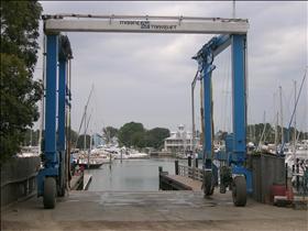 美國船用設備叉車(MARINE)50噸自行式龍門吊 Serial: 2327-689