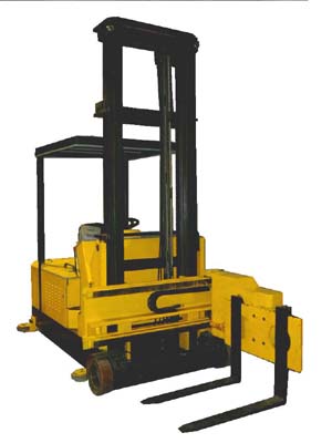 西安昆侖叉車(chē)(KUNLUN)1.2噸人下行高位三向堆垛叉車(chē) KL12