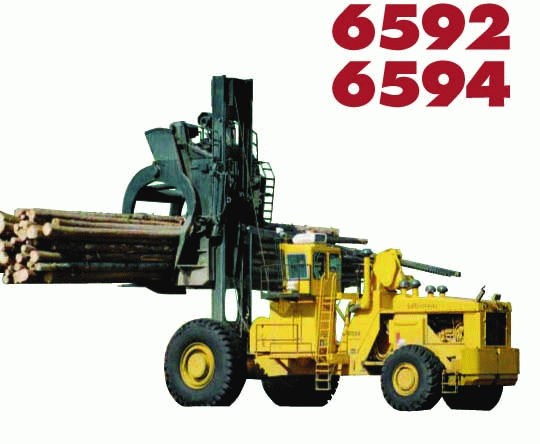 澳大利亞LeTourneau130,000 lbs木材專用抓舉機 6592/94