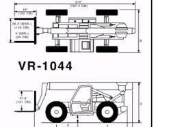美國(guó)英格索蘭(Ingersoll-Rand)VR1044伸縮臂叉車 VR1044