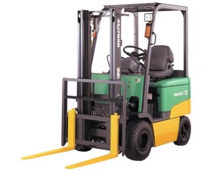 廣州天力: 小松四支點電動叉車 FB15EX-11