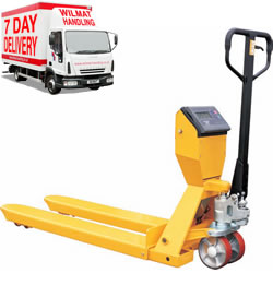 英國(guó)威爾馬特(WILMAT)Warrior Weigh Scale Pallet Truck
