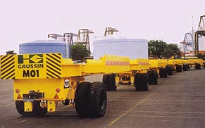 法國Gaussin 工業(yè)平板拖車