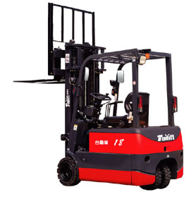 臺(tái)勵(lì)福電池式系列1.5噸三輪電動(dòng)堆高機(jī) FBT15