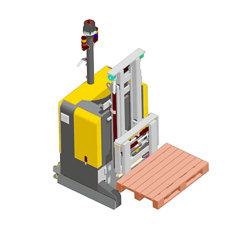 Elettric80：單托盤激光導(dǎo)引車LGV single pallet