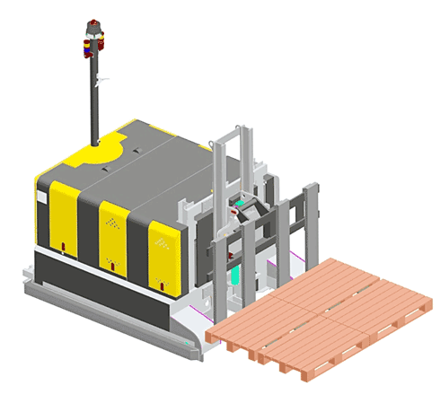 Elettric80：四托盤(pán)激光導(dǎo)引車(chē)LGV for 4 pallets