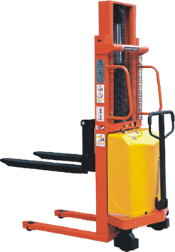 天津叉車|升格叉車|半電動(dòng)雙門架 1500kg/2.5m