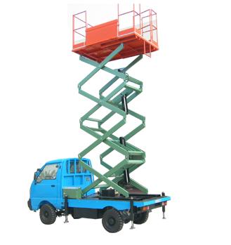 三良佛山東莞車載移動剪叉式升降機 移動式升降平臺