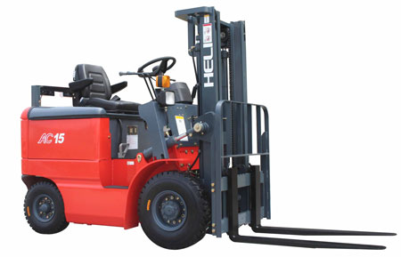 1-1.5噸窄車(chē)身蓄電池叉車(chē)