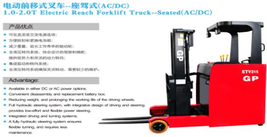 前移式電動叉車（座駕式） ETV 115/215