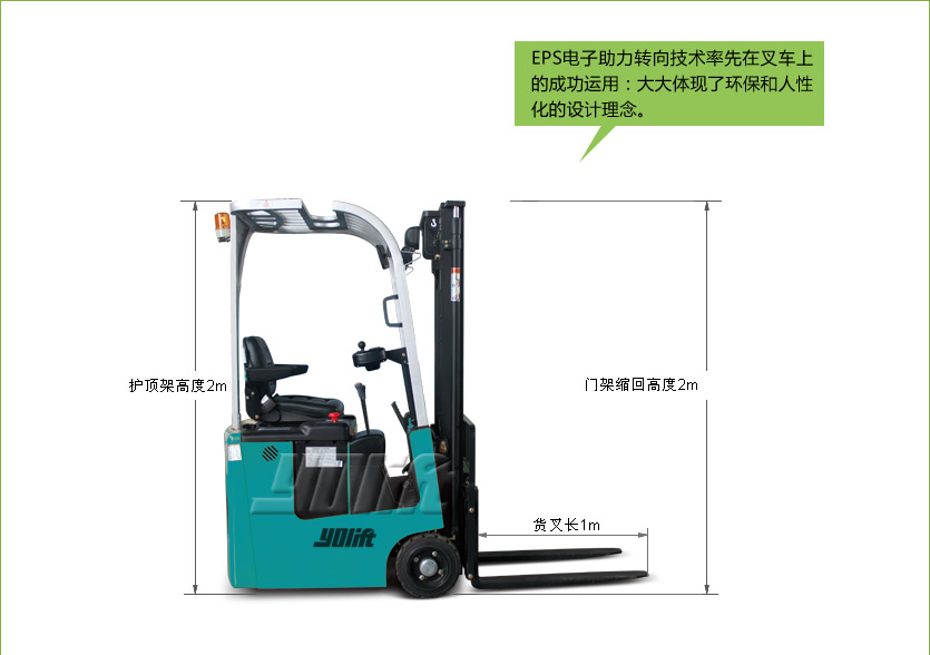 0.8T-迷你型電動叉車