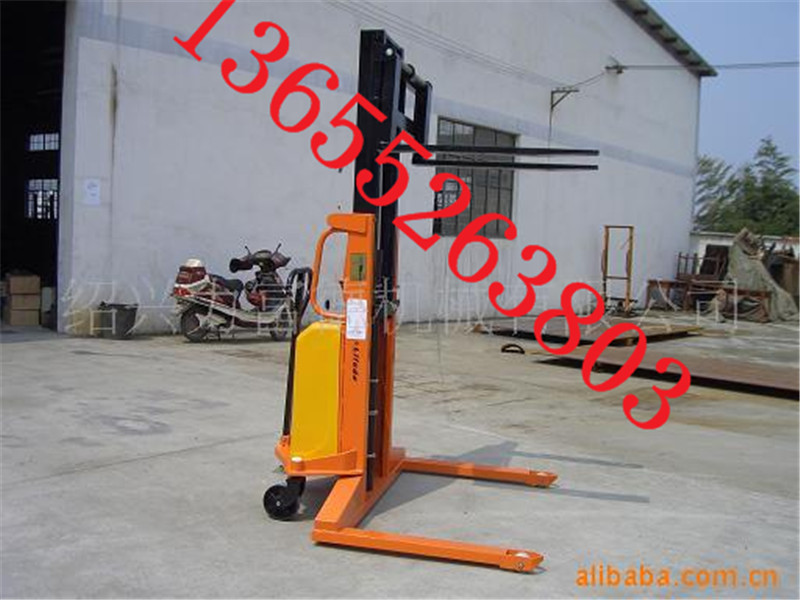 廠家直銷半電動(dòng)堆高車 自動(dòng)電瓶叉車 半電動(dòng)升高裝卸車