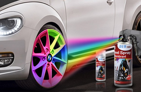 汽車(chē)輪轂自噴漆可撕膜 灌裝