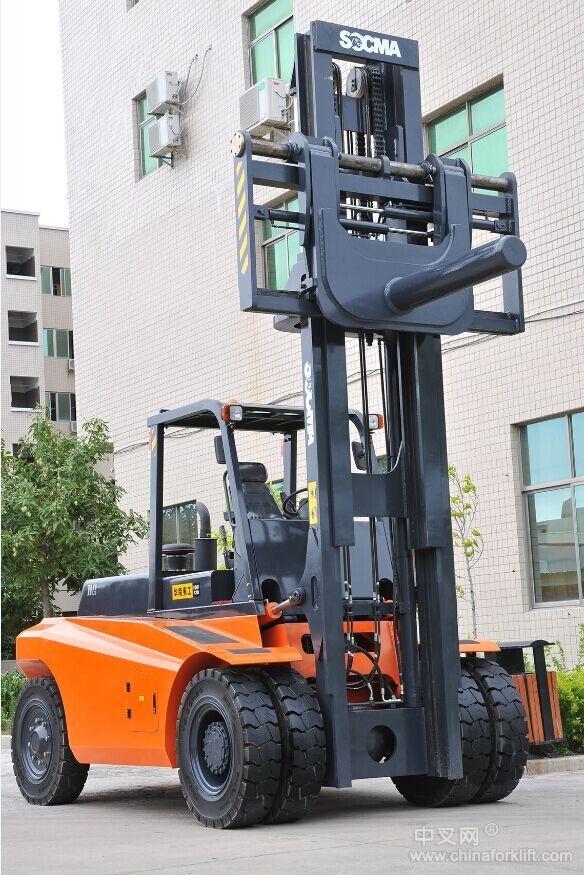 供應(yīng)國產(chǎn)大型12噸品牌叉車重型鋼鐵鋼材石頭石材12噸叉車廠家 HNF-120