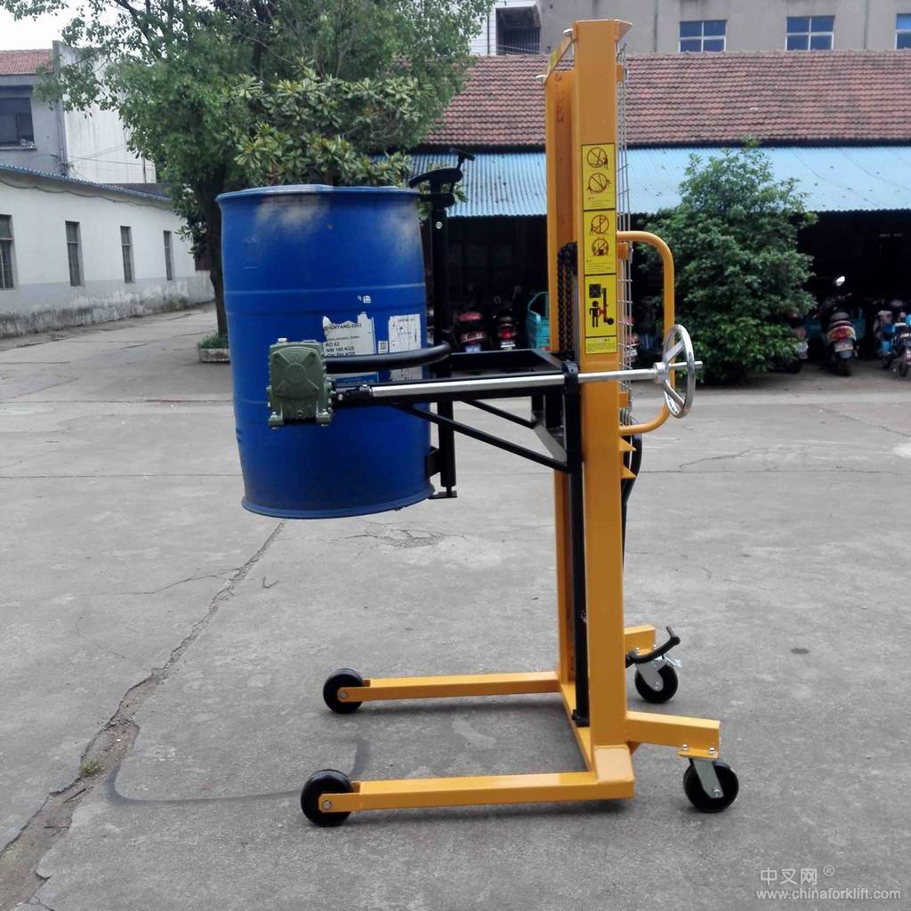 專業(yè)批發(fā)非標(biāo)訂做油桶翻轉(zhuǎn)車(chē)、倒料車(chē)、升高車(chē)、裝卸車(chē)、夾桶器 DA400B
